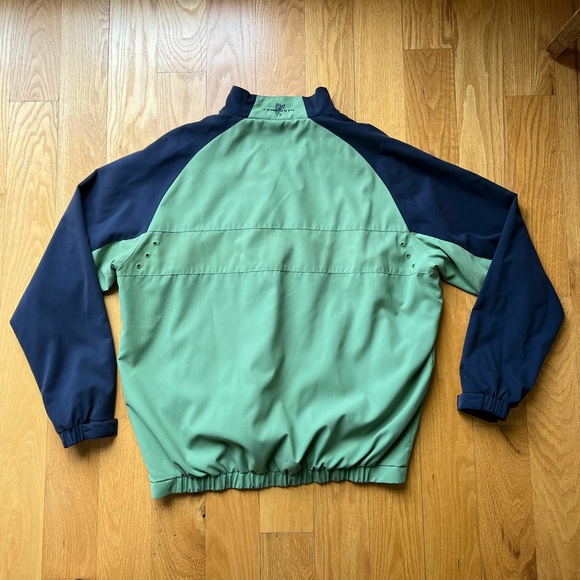 Ashworth water resistant golf shirt, long sleeve quarter-zip, size large - Picture 3 of 4